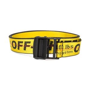 Off white industrial belt